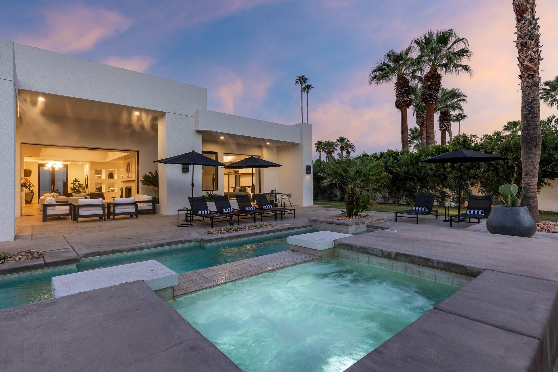 Soak in the spa