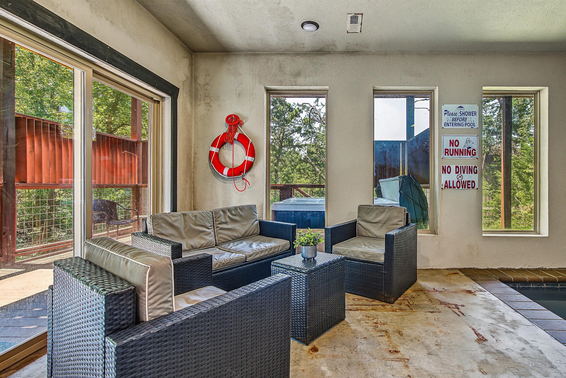 Pool Lounge Area
