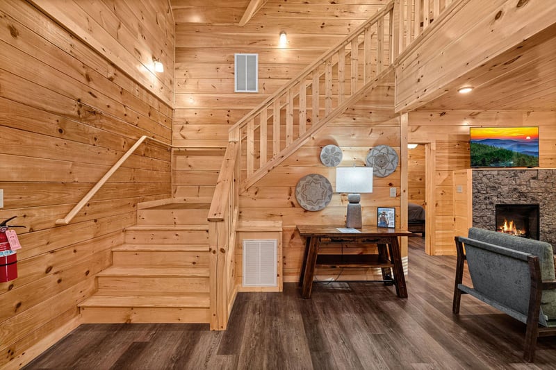 Staircase to Upper Level