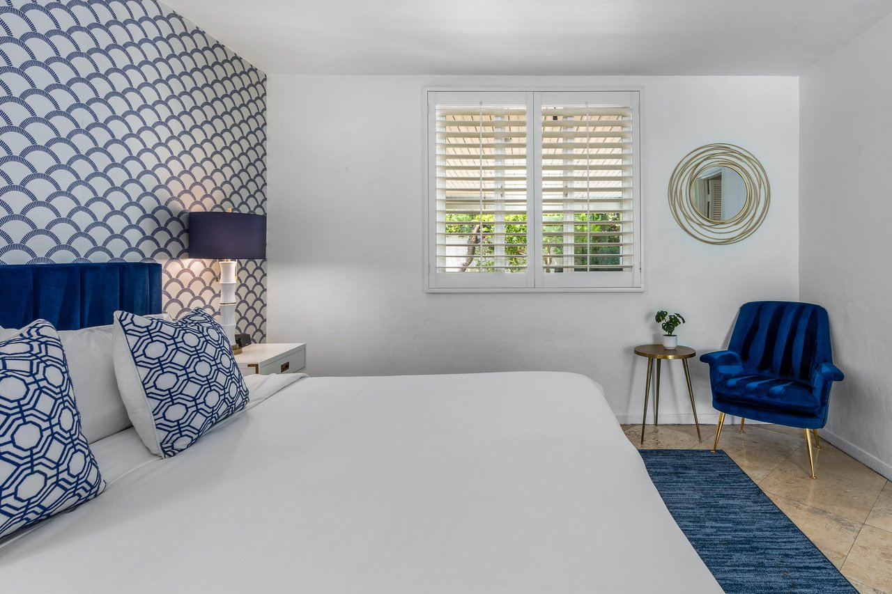 Comfortable guest bedroom