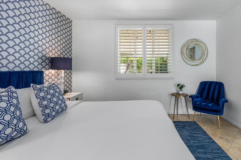 Comfortable guest bedroom