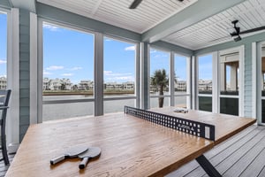 Screened in Lakeside Game Porch, 1st Floor