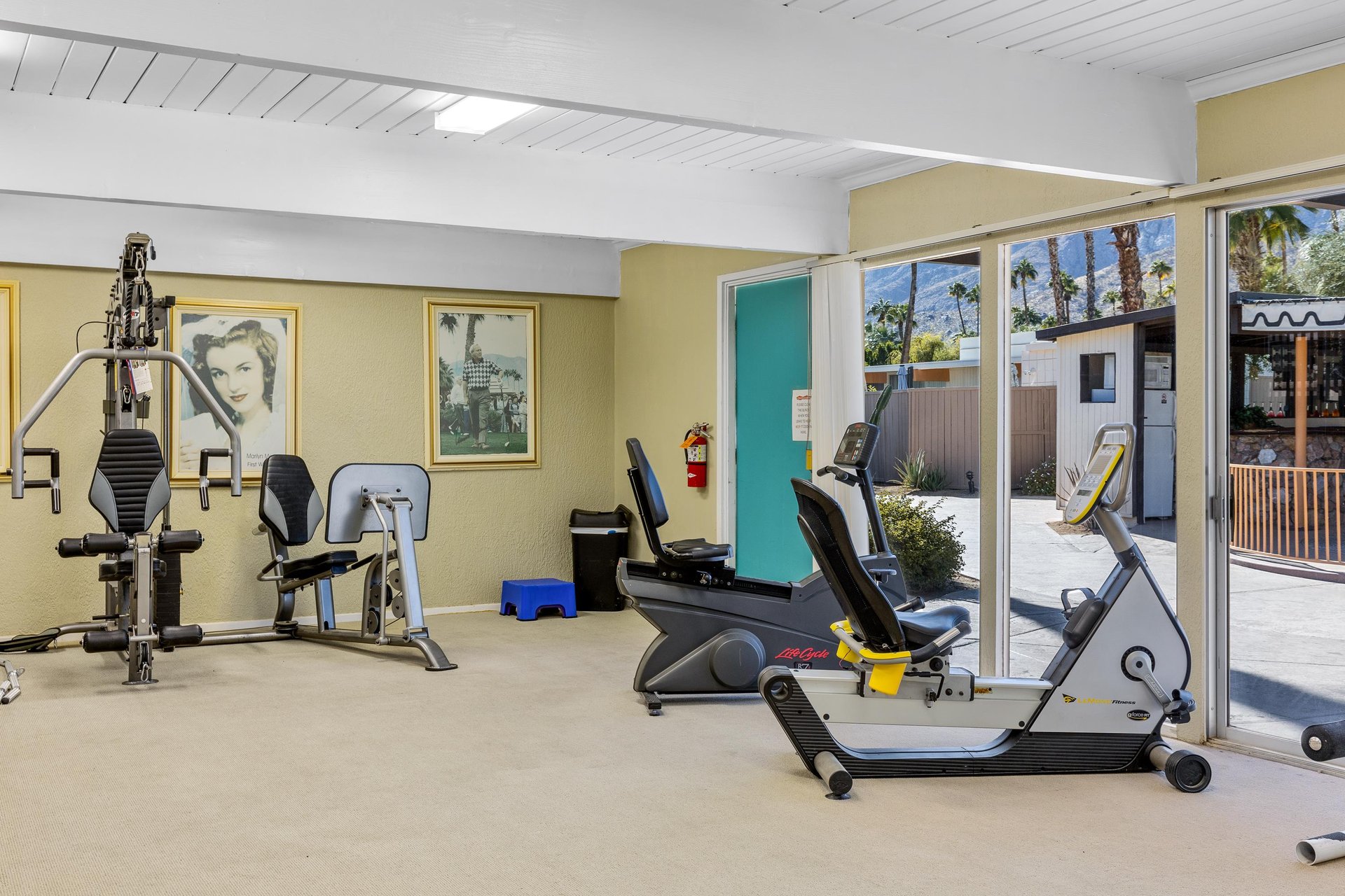 Go to the gym for a workout