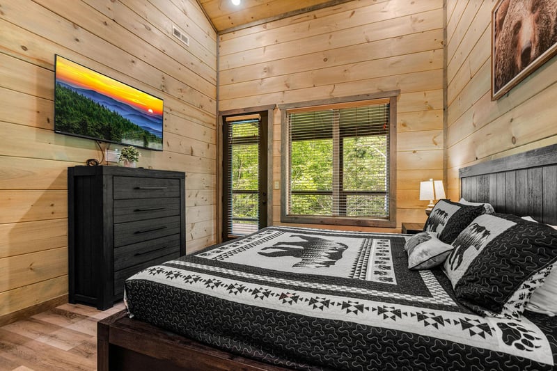 king bed