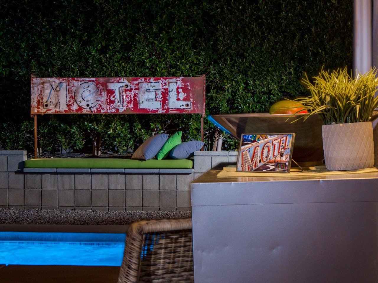 Beautiful pool area