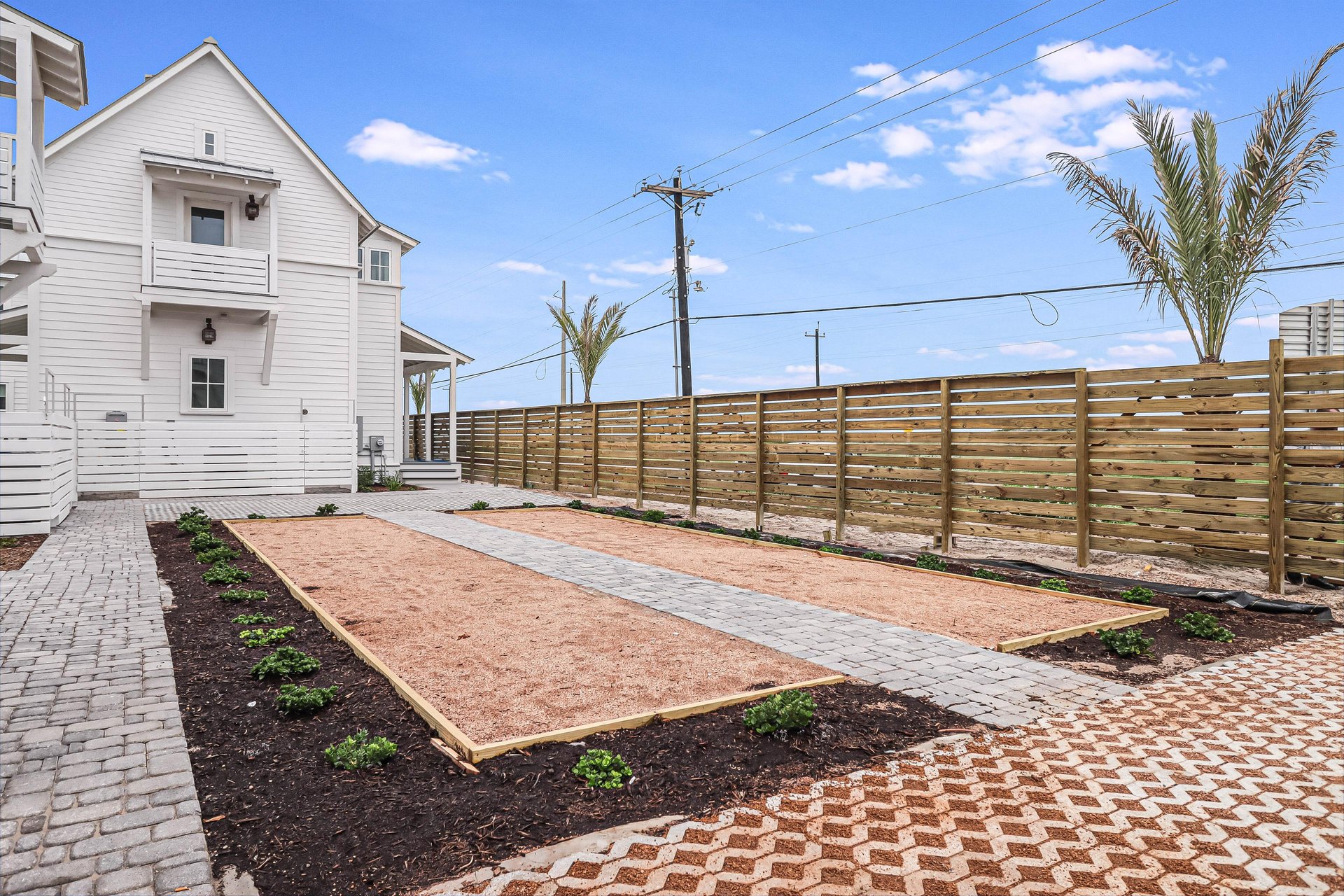 Shared Bocce Ball Court
