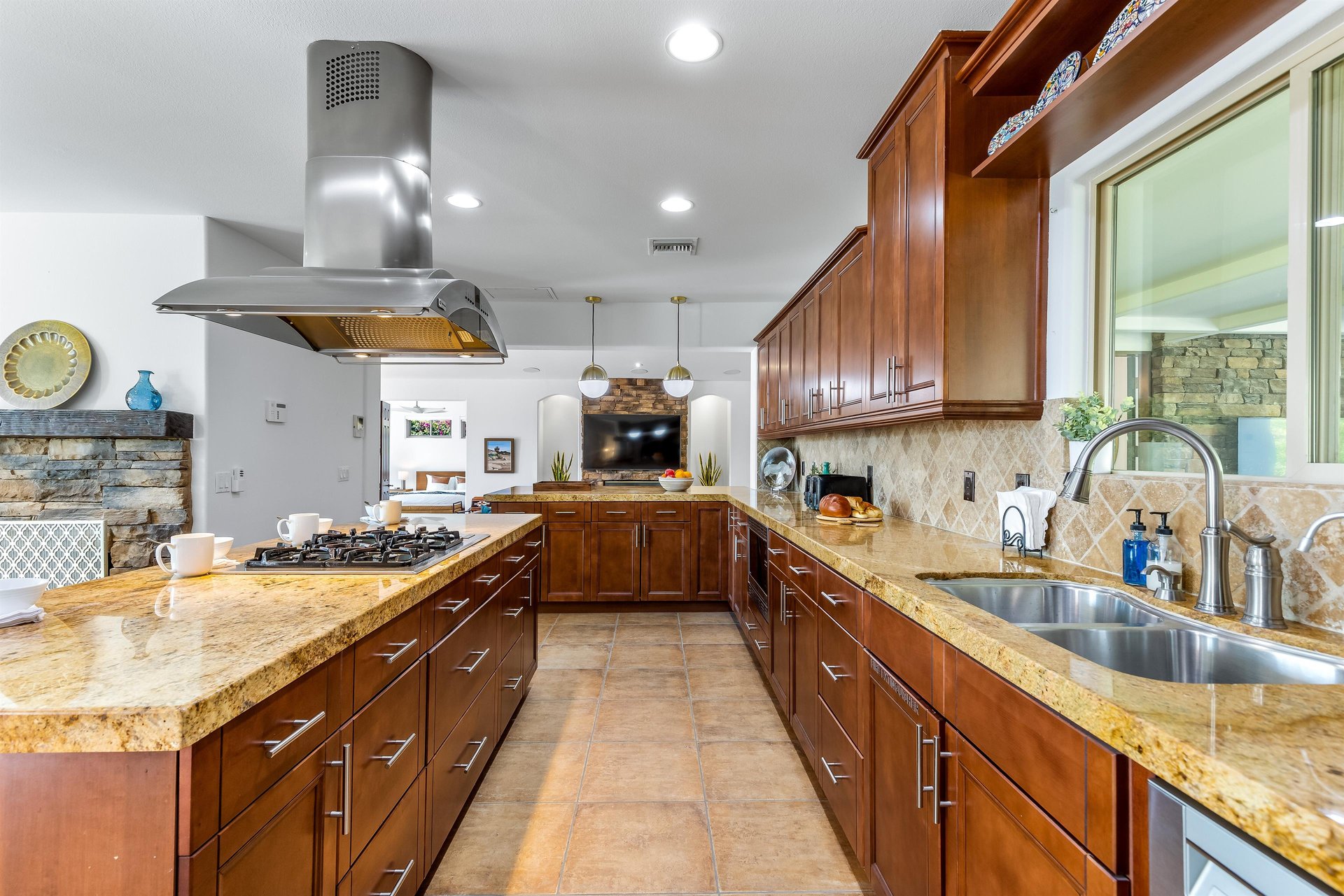 Huge kitchen