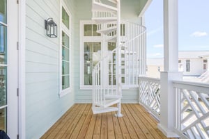 Side Balcony w 3rd Balcony Staircase, 2nd Floor