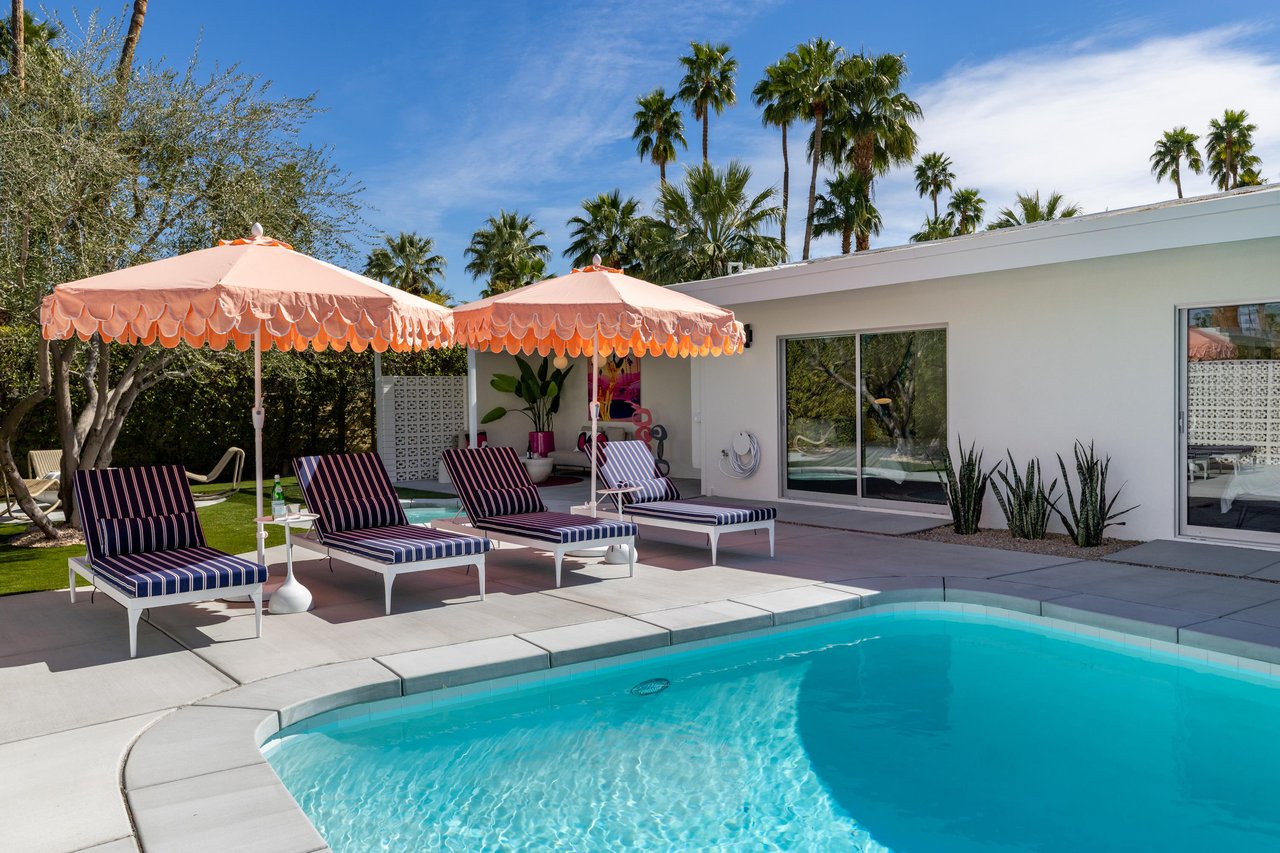 Get some sun or lounge in the chaise lounge chair