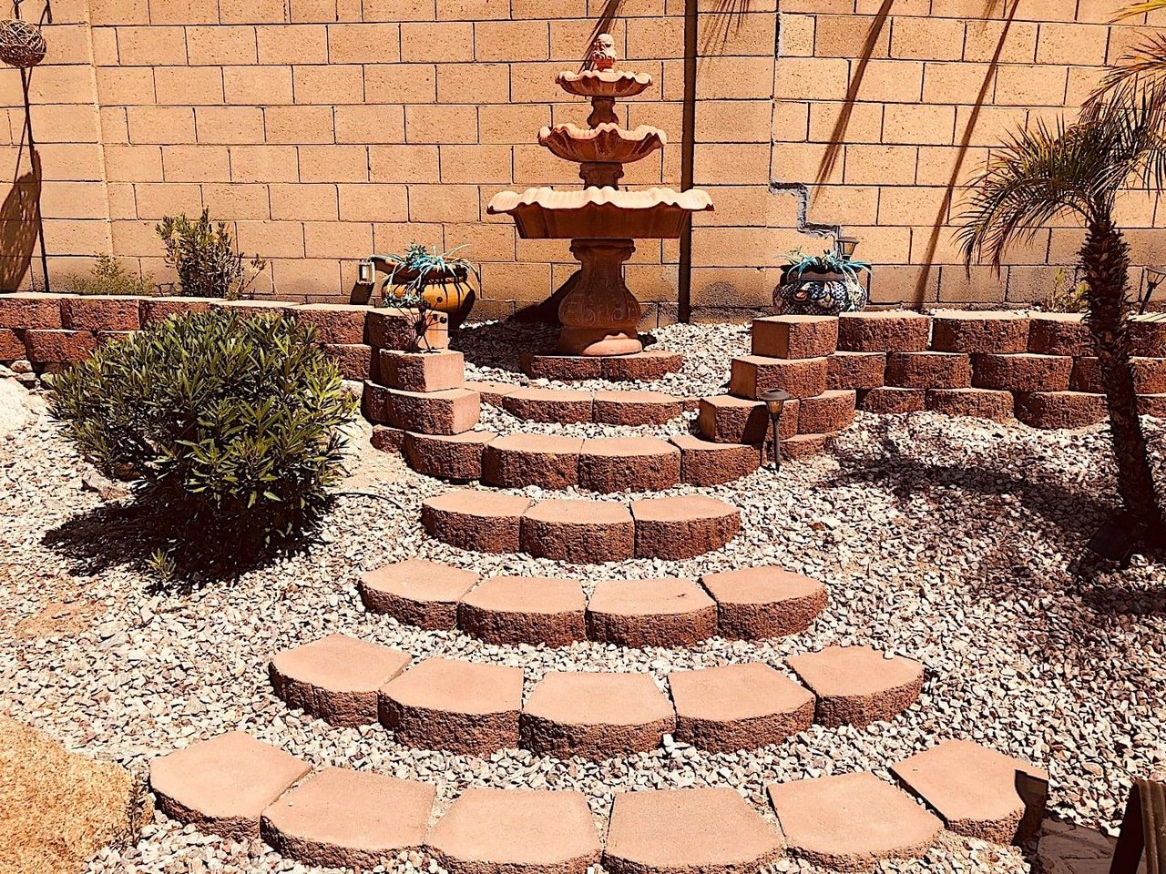 Beautiful backyard