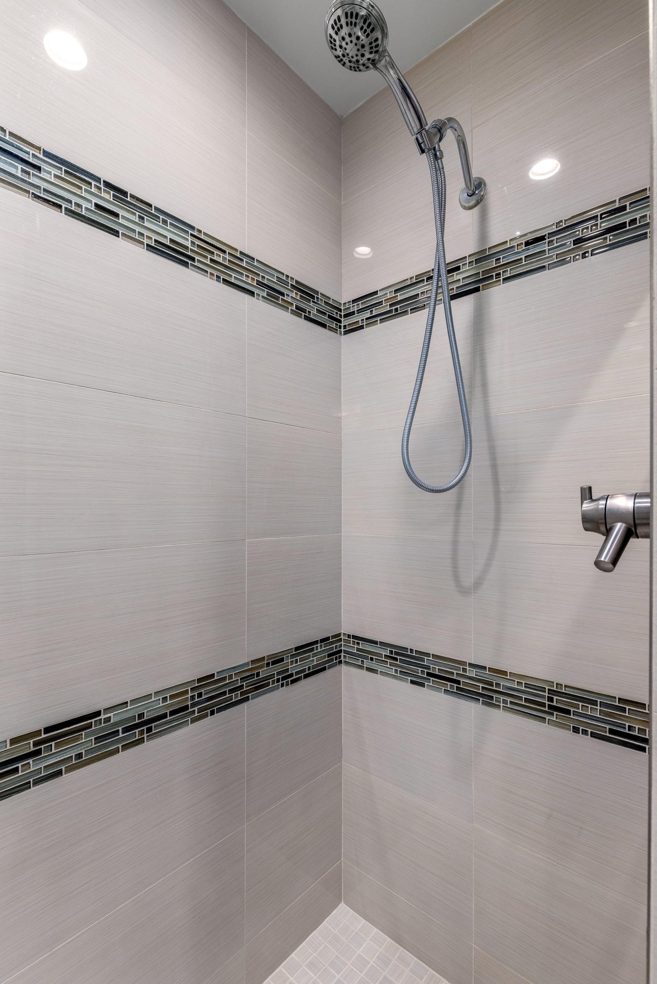 Standalone shower.