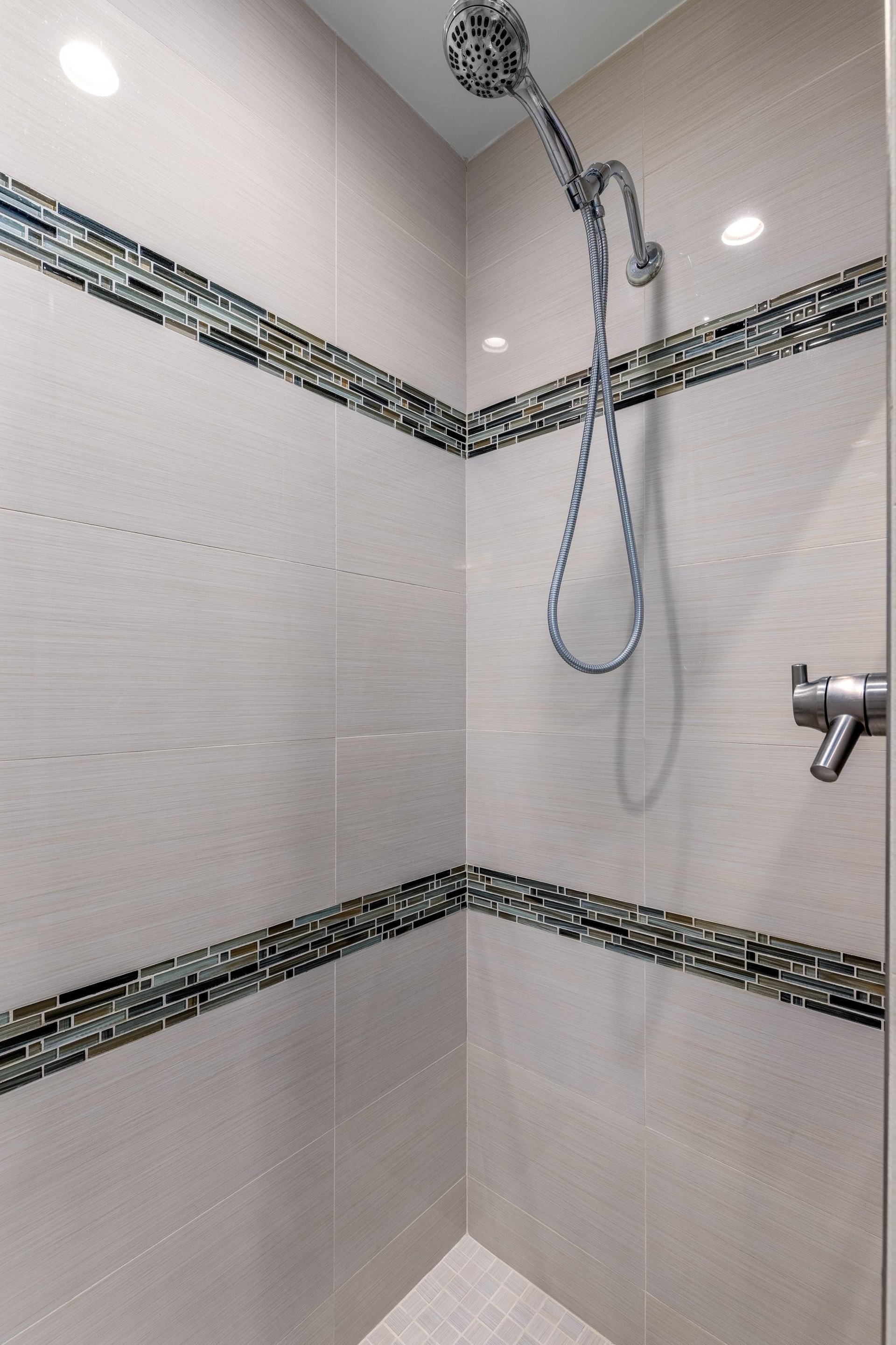 Standalone shower.