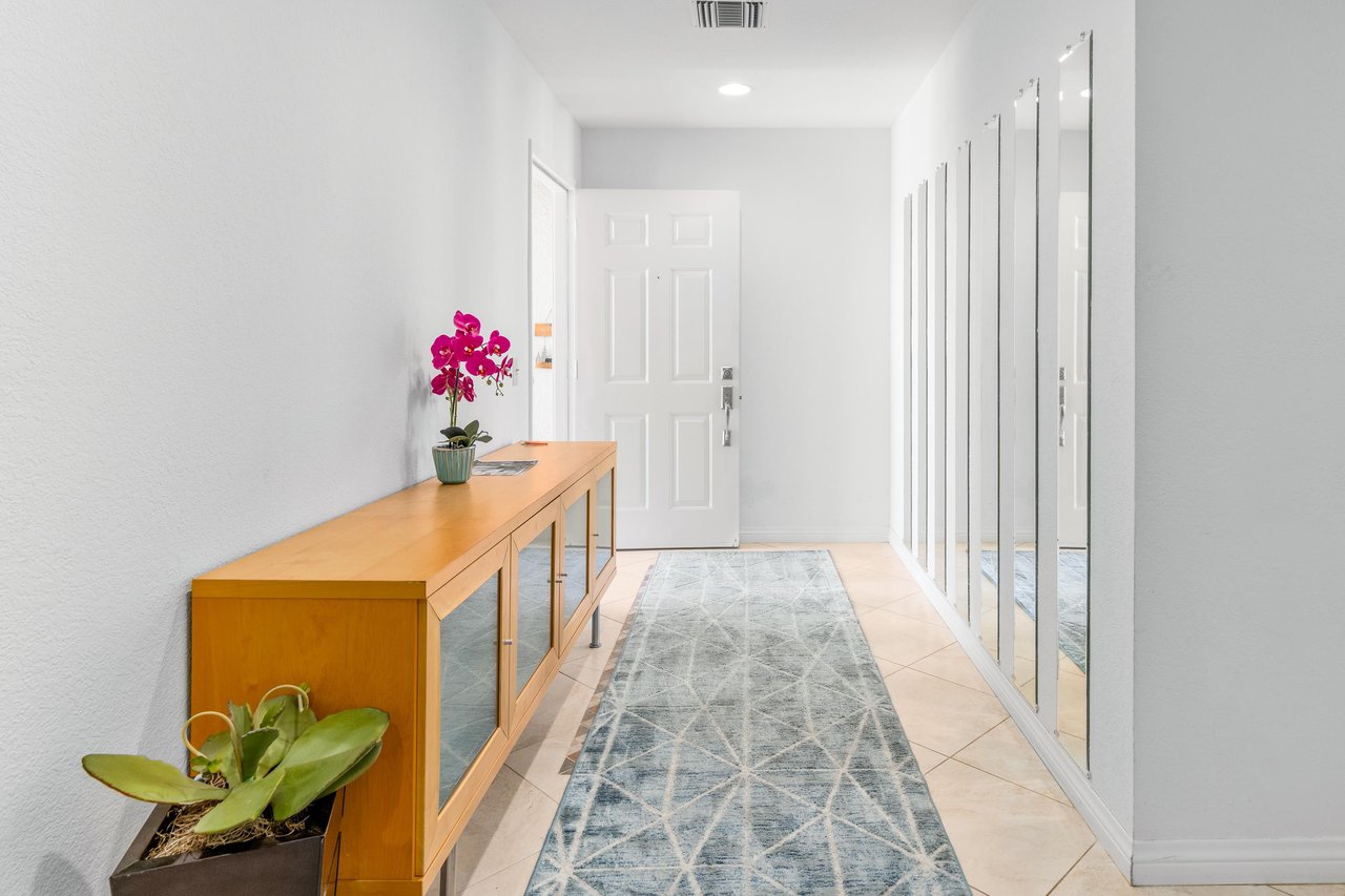 Entryway hallway.