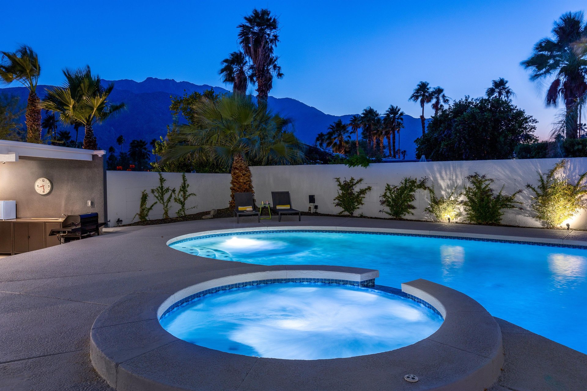Soak in the spa