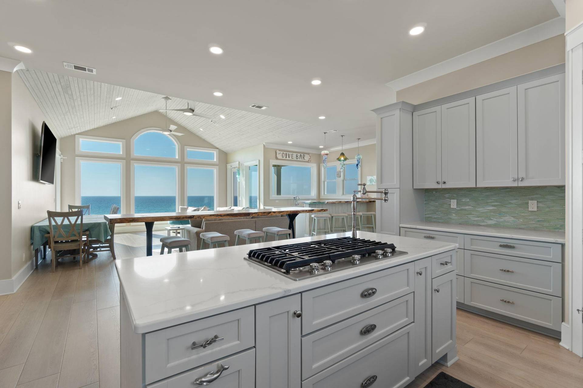 Kitchen With Gas Stove
