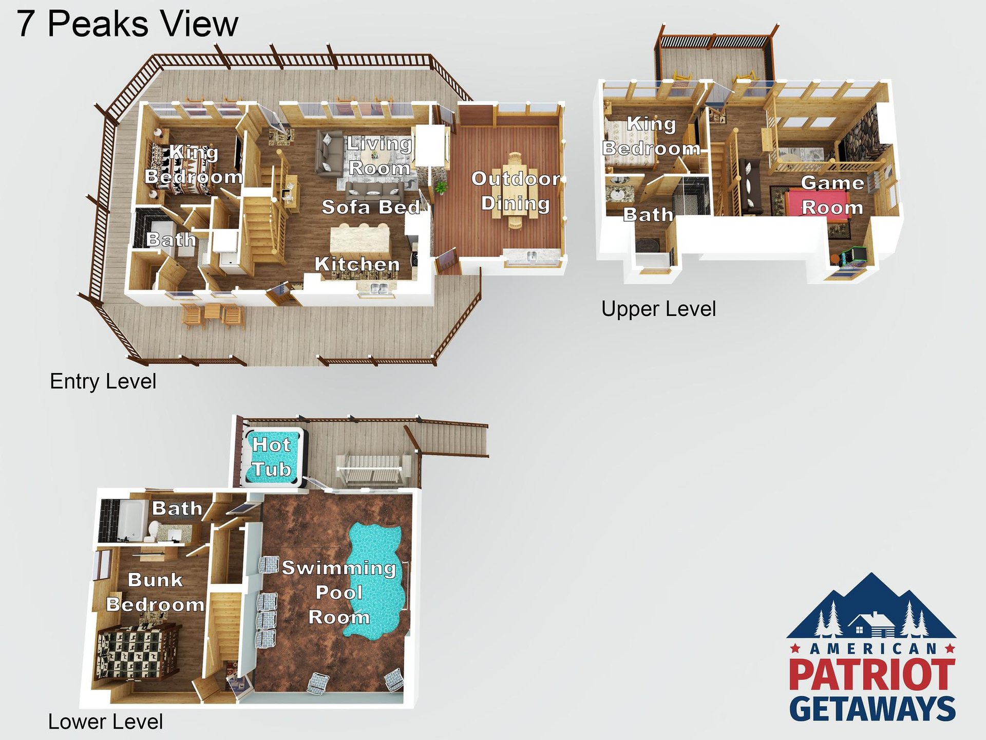 Layout of 7 Peaks View