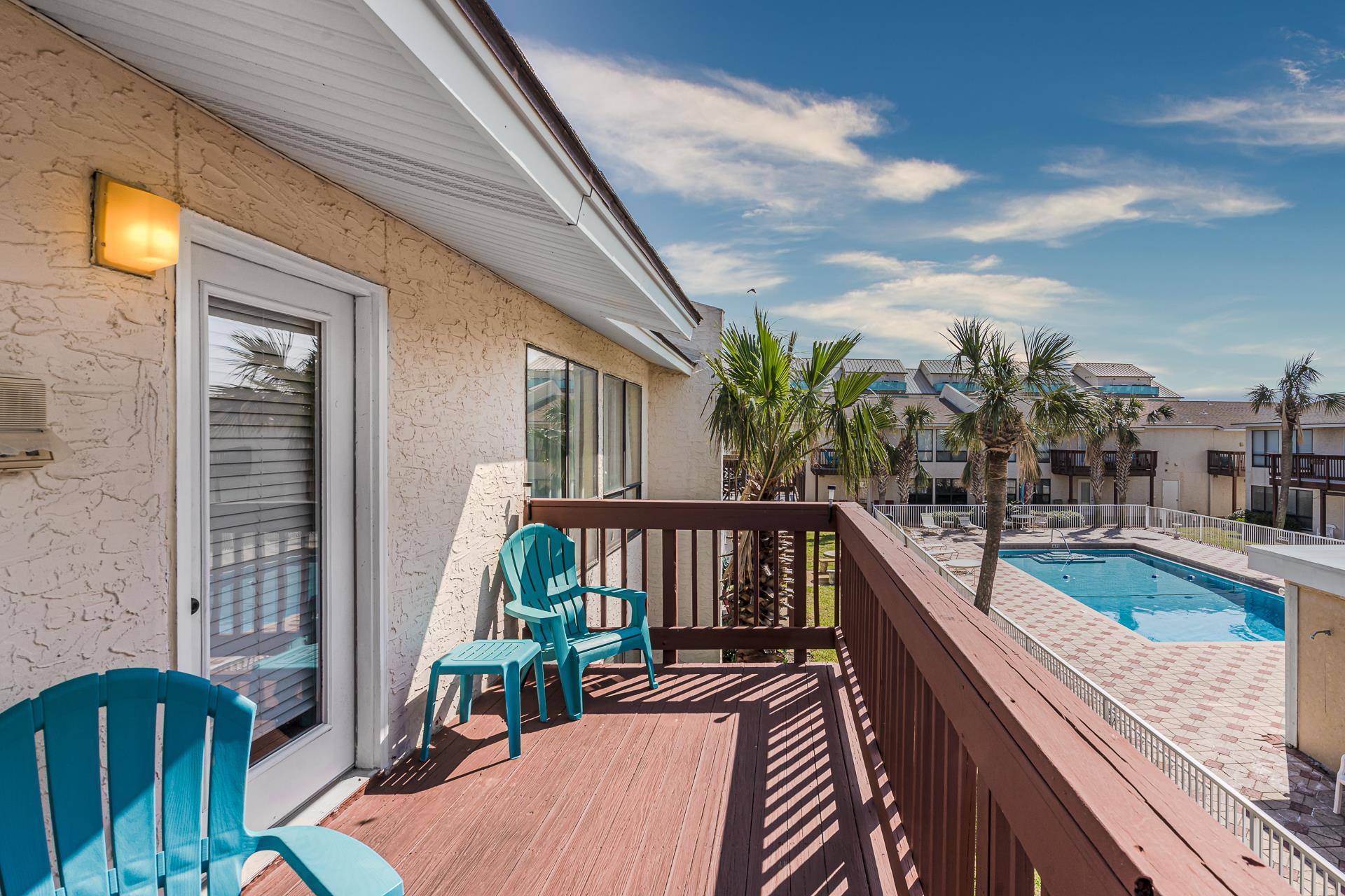 Deck Overlooking Pool