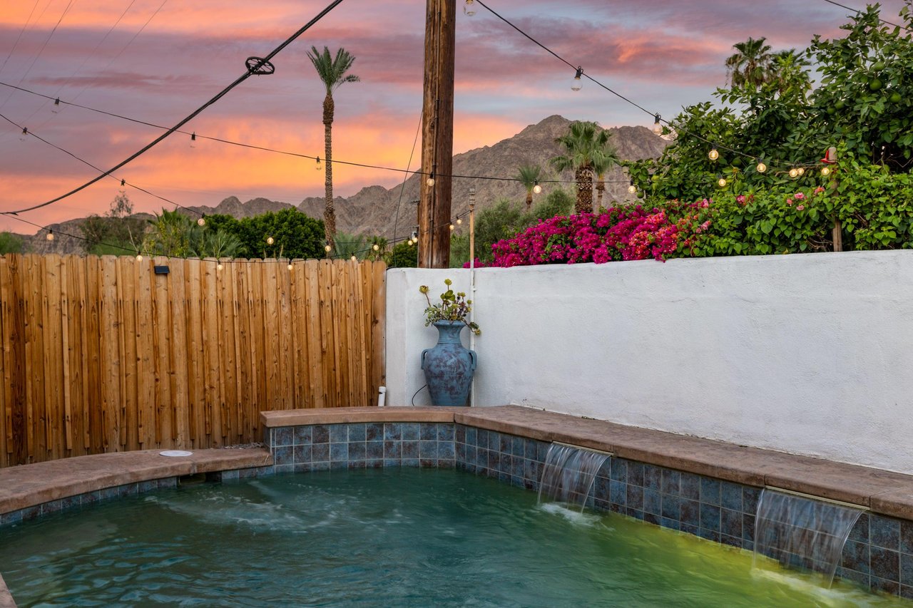 Enjoy beautiful sunsets out on the patio