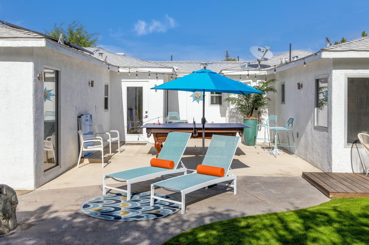 Enjoy a book while enjoying the Palm Springs sun