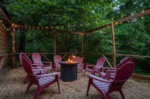 Firepit with seating