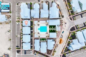 Unforgettable Villa, Aerial View Over Glow Pool  Gym