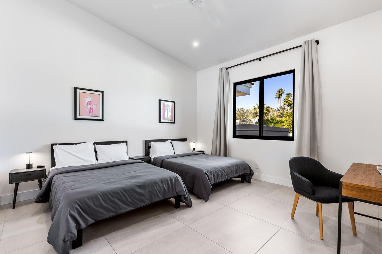 Restful guest bedroom