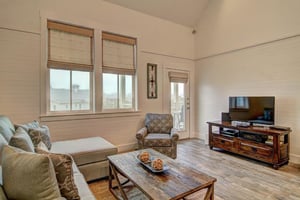 Living Area with Balcony Access