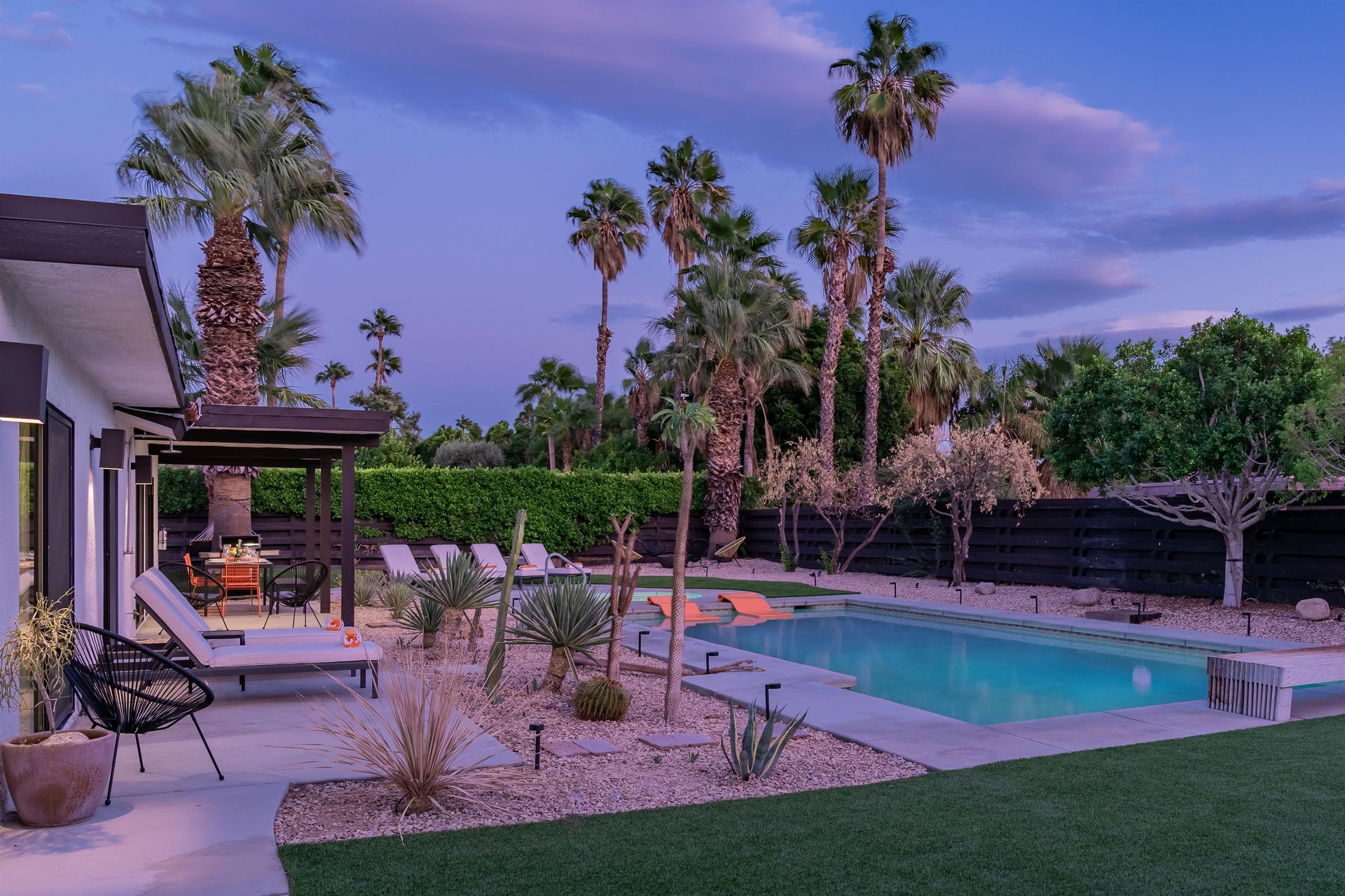 Enjoy beautiful desert sunsets