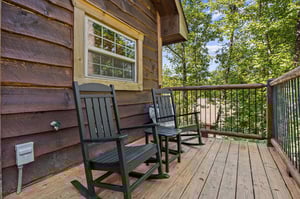 Rocking chairs on deck