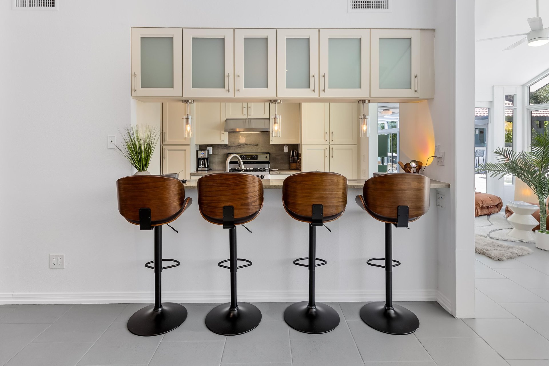 Breakfast bar for four