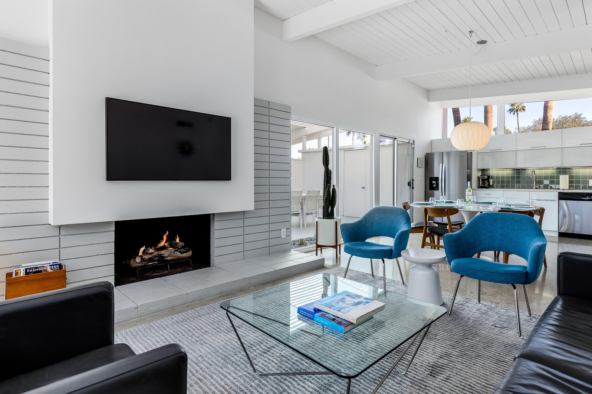 Open living room space