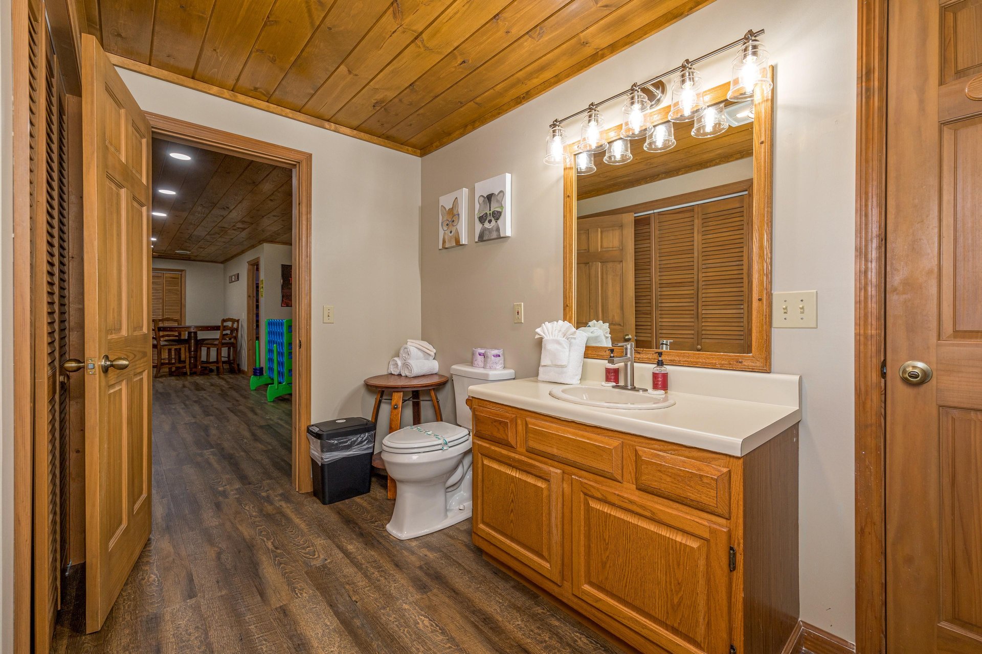 large single vanity sink
