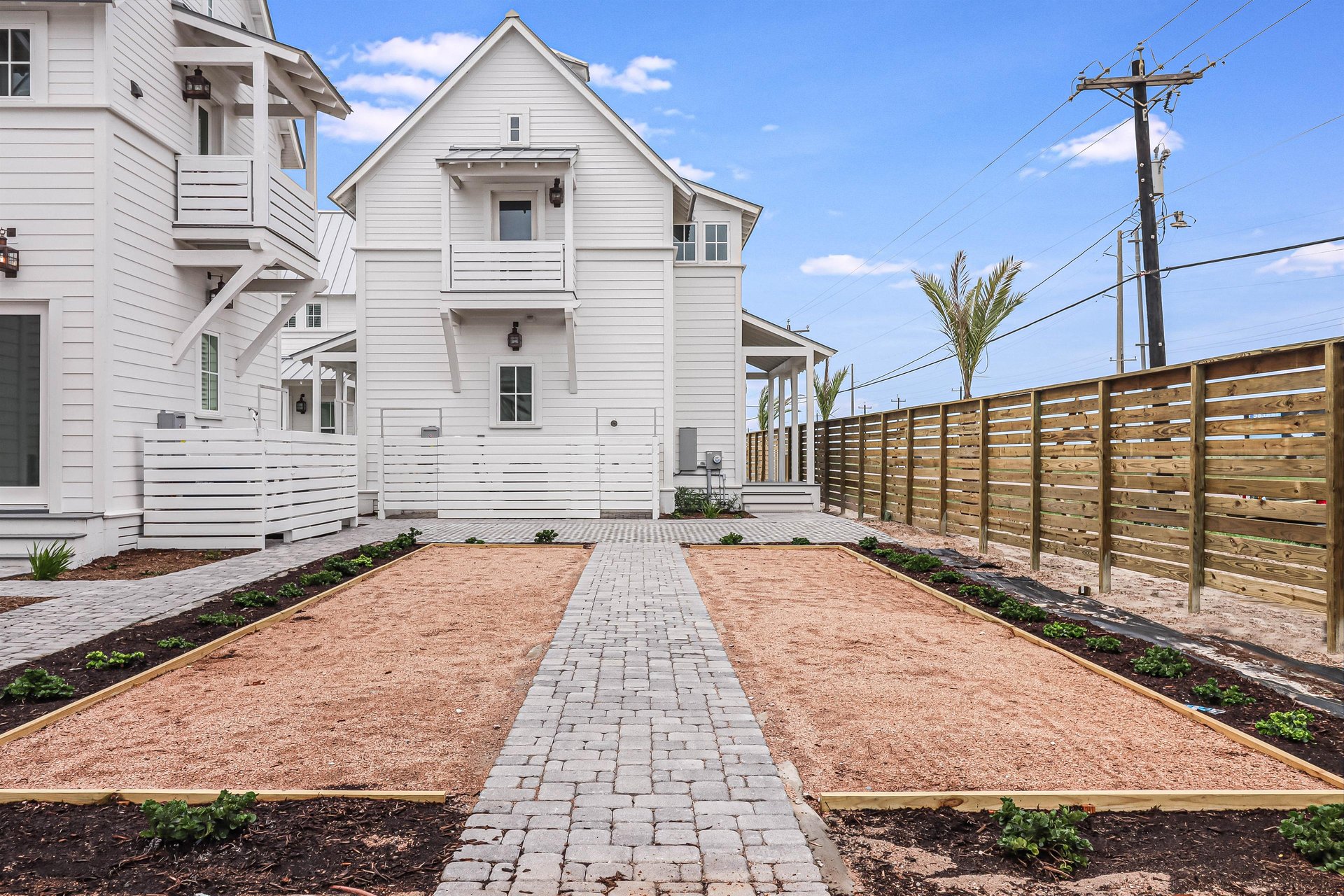 Shared Bocce Ball Court