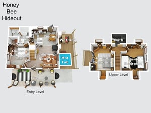 honeybeehideoutfloorplannologo