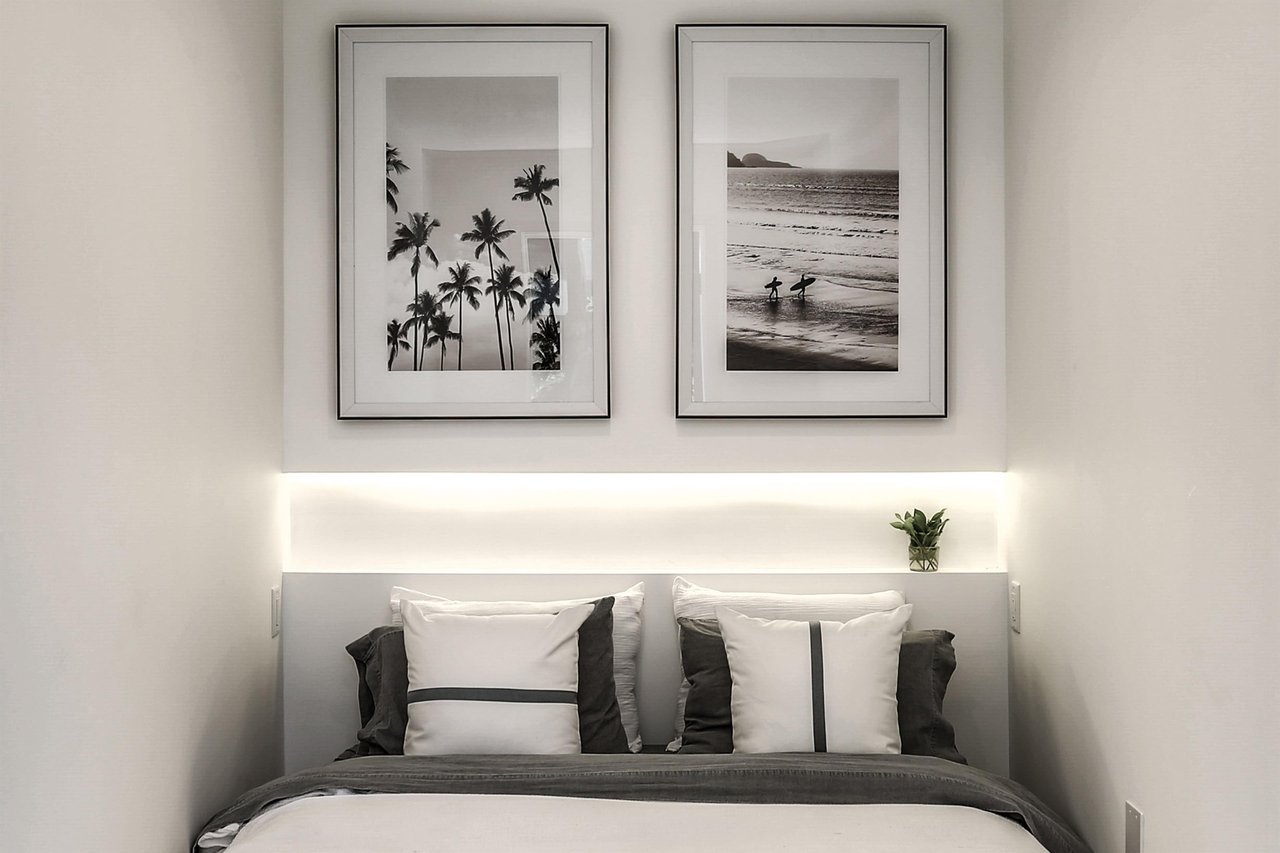 Luxurious and bright bedroom