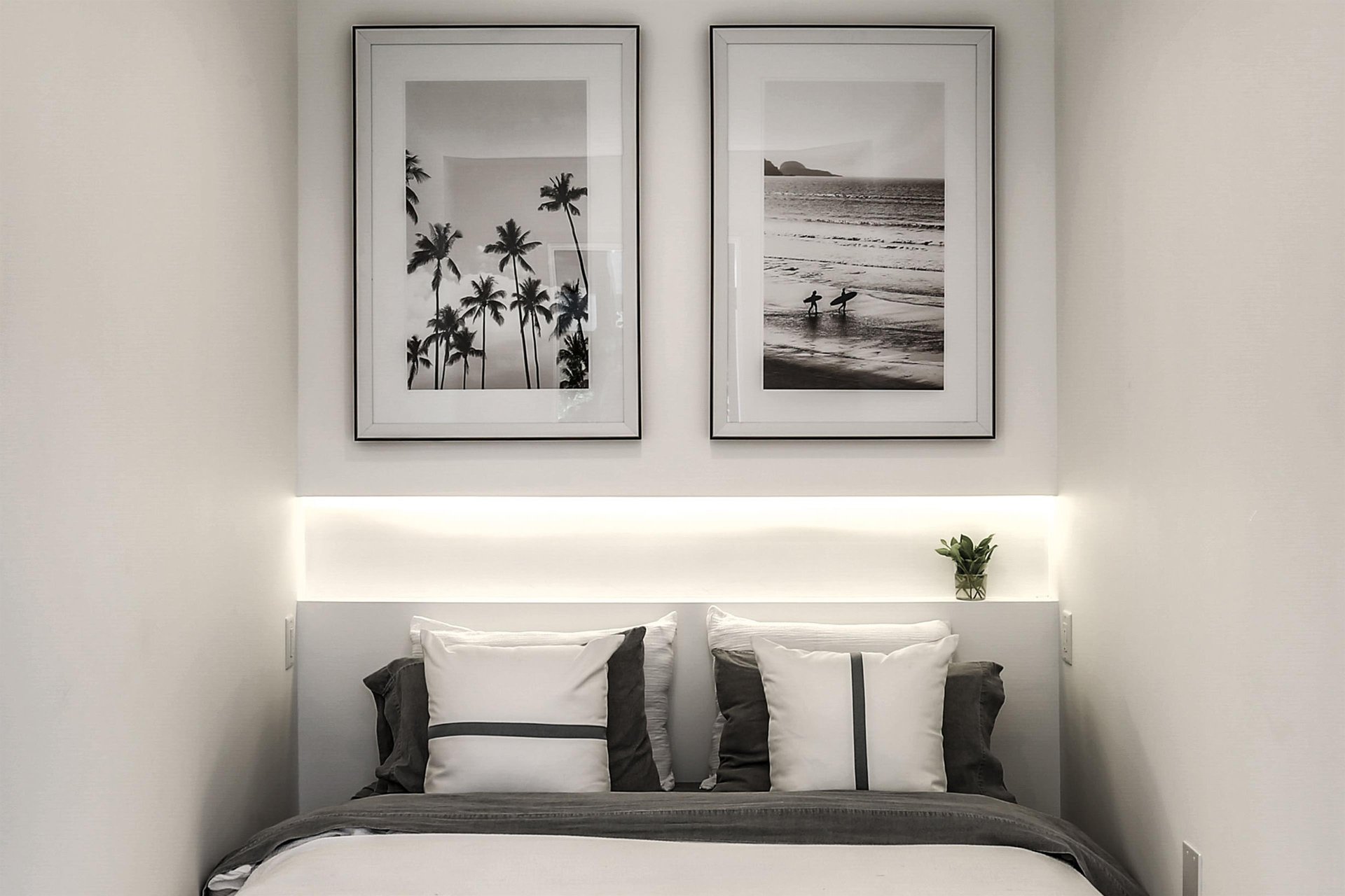 Luxurious and bright bedroom