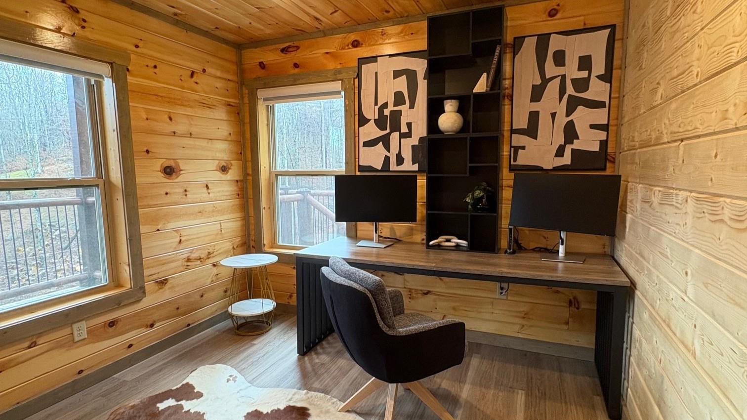 Work from Home at Flashy Splashy Landscape