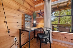 Small desk with chair