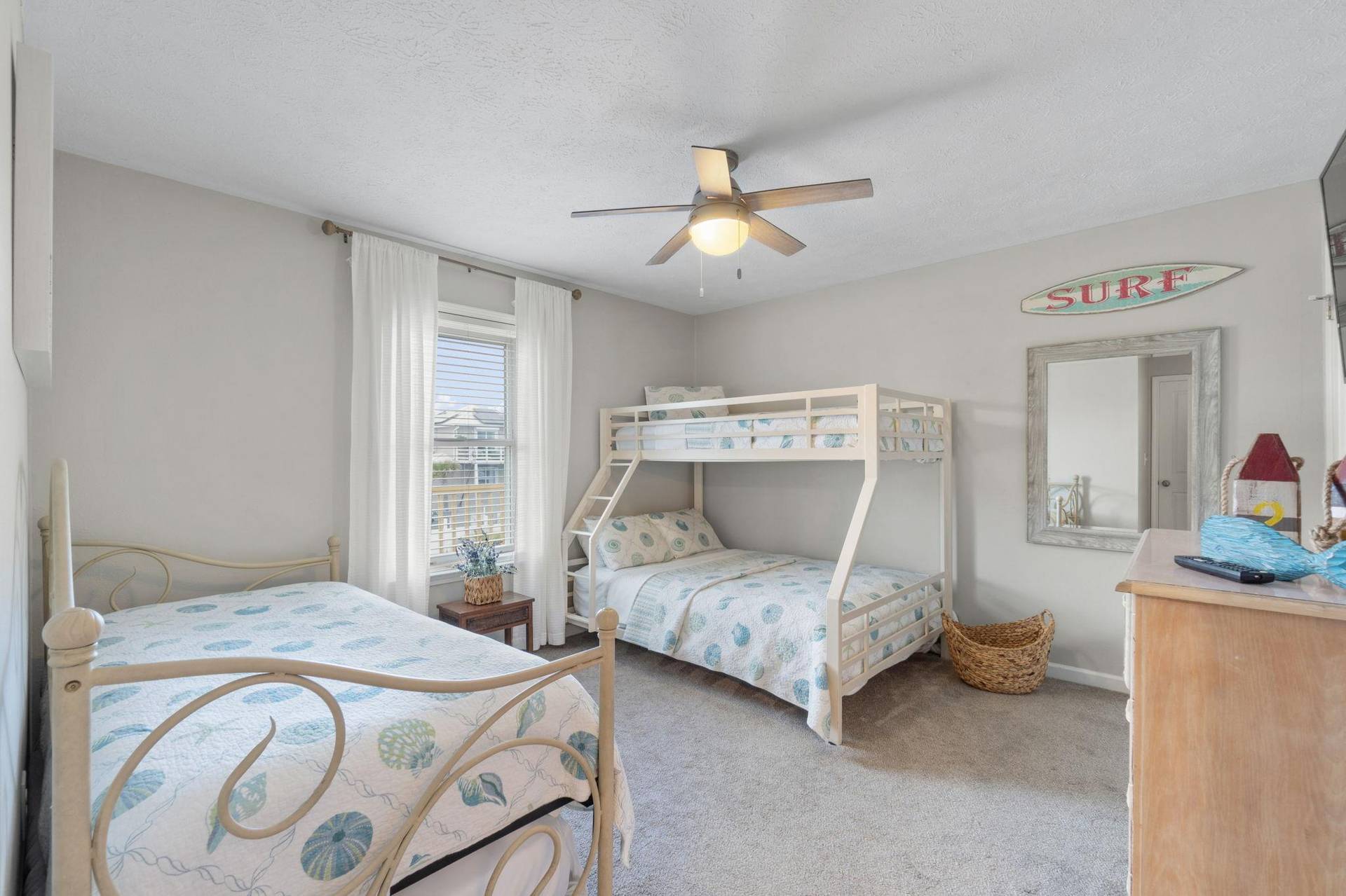 Guest Bedroom 2 Daybed Trundle  Twin Over Full Bunk