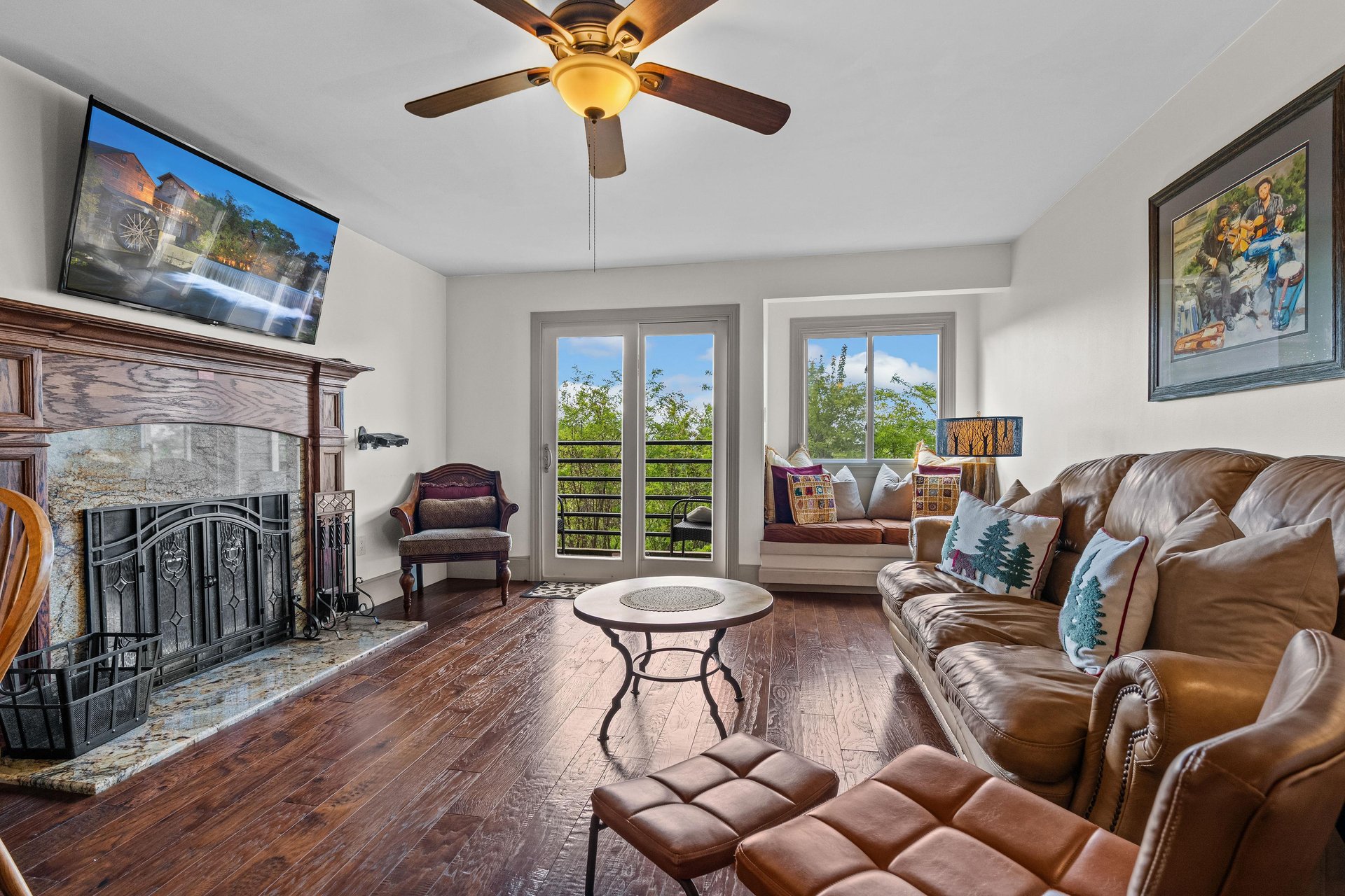 Living Room Fireplace Area