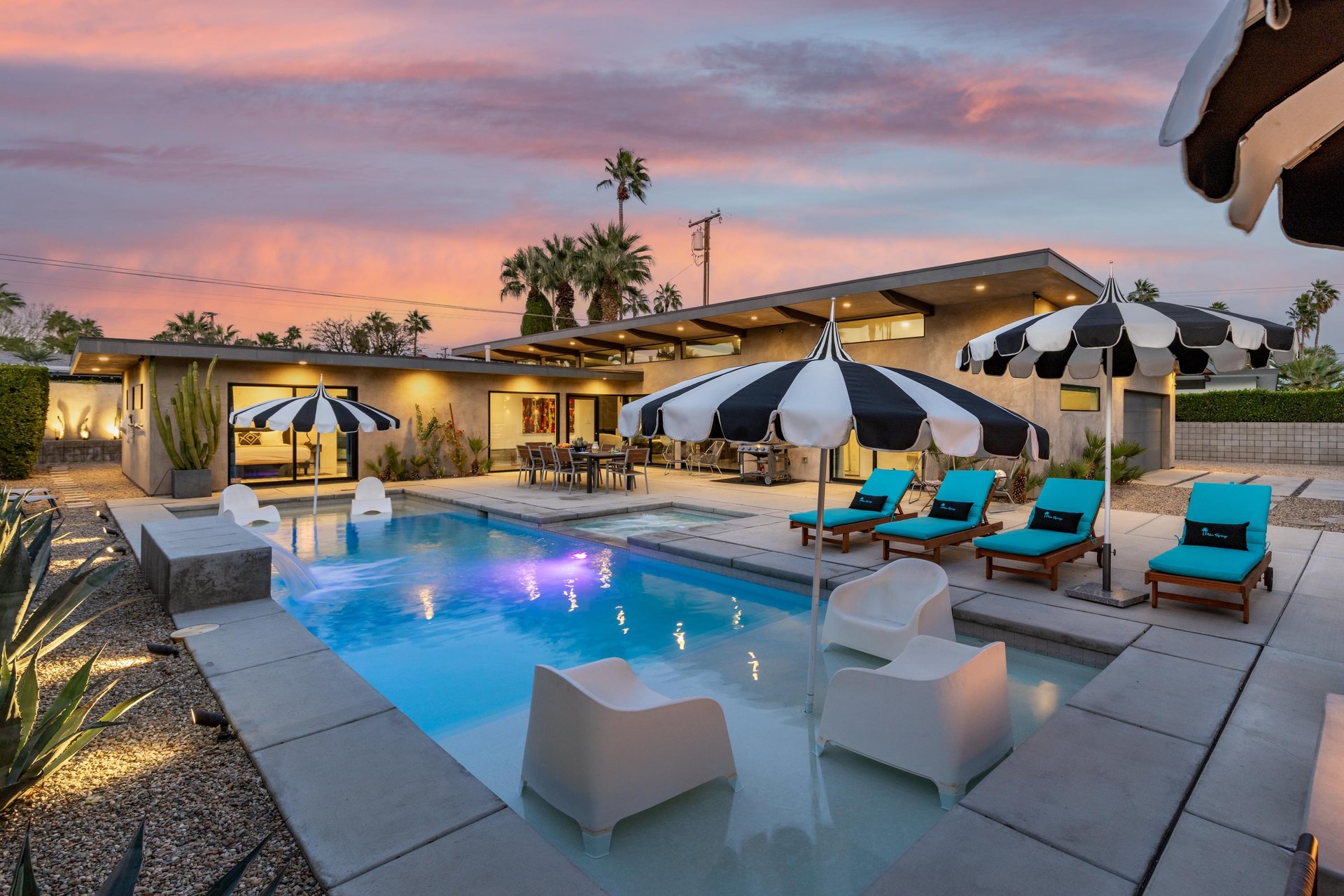 Time for a sunset swim