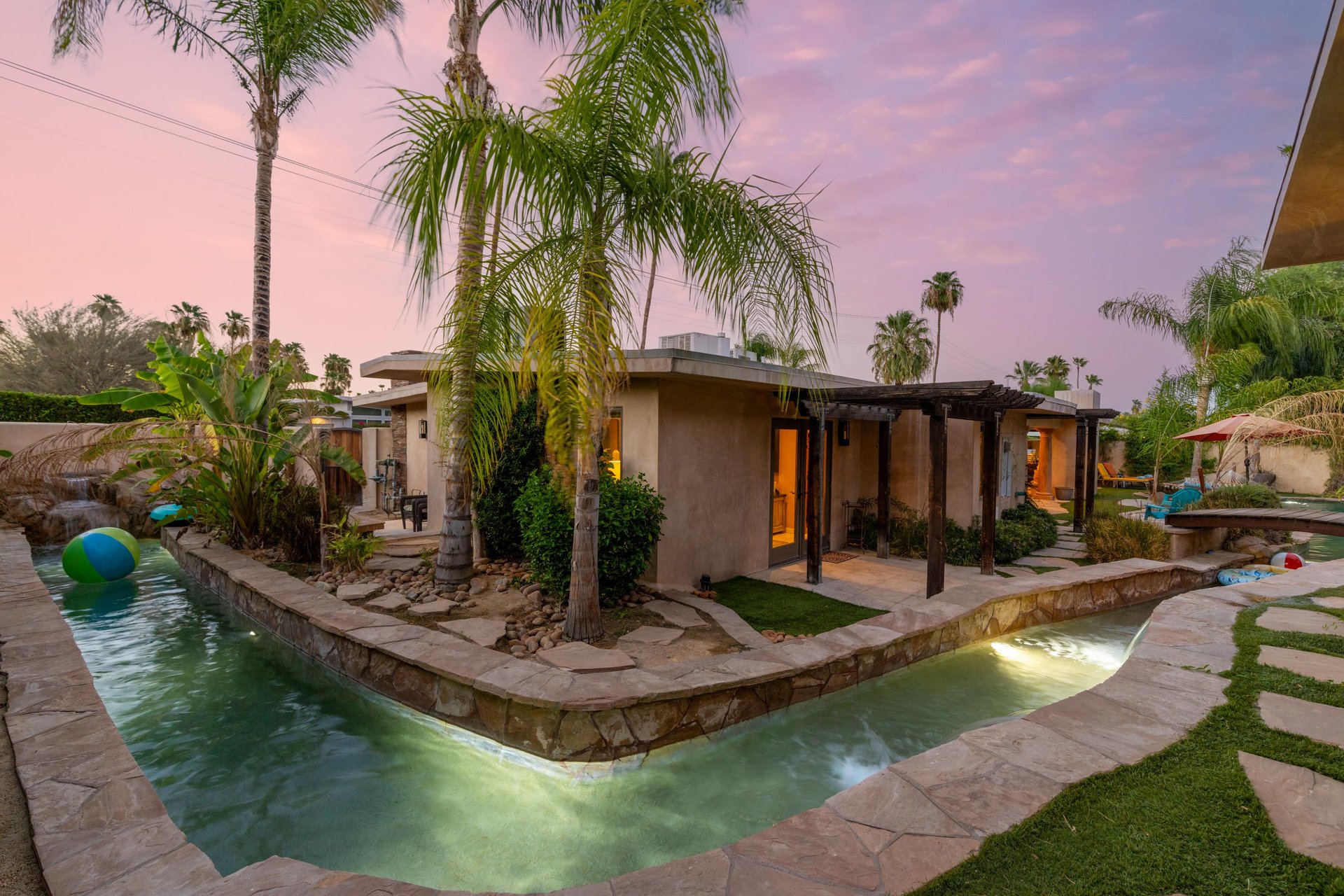 View of the lazy river