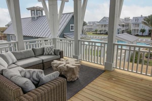 Exterior Seating, 2nd Floor Rear Balcony