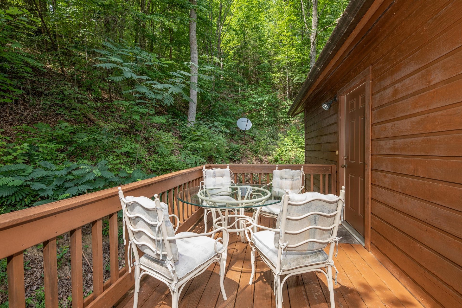 Outdoor dining set for four