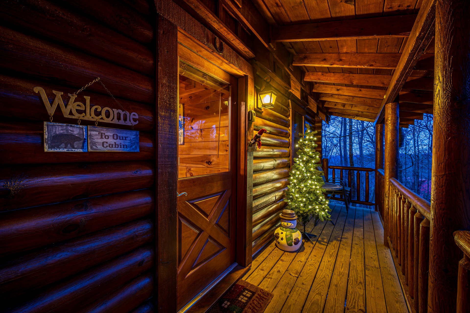 A Lovers Secret Deck at Night