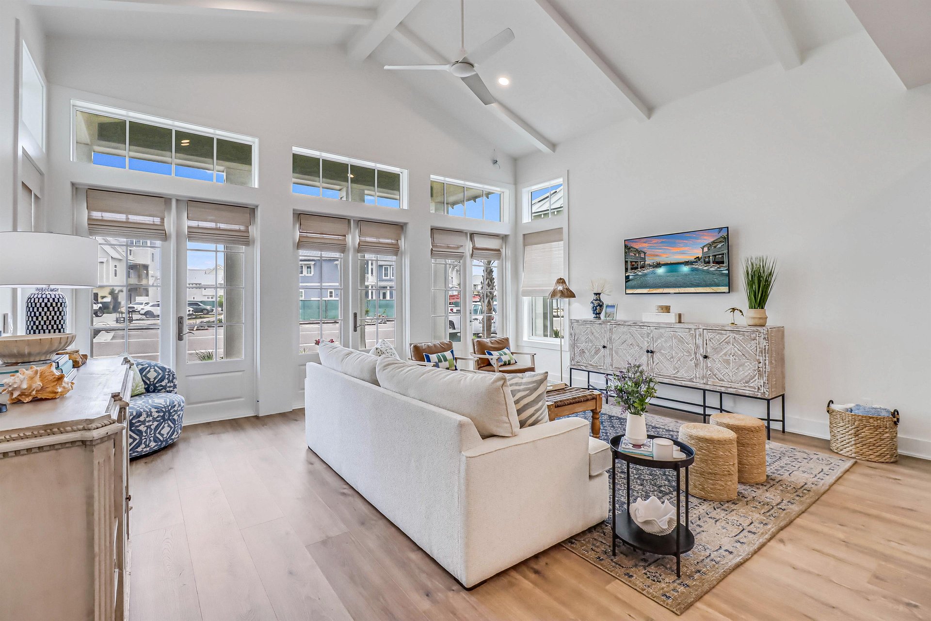 Living Area with Queen Sleeper Sofa, 1st Floor