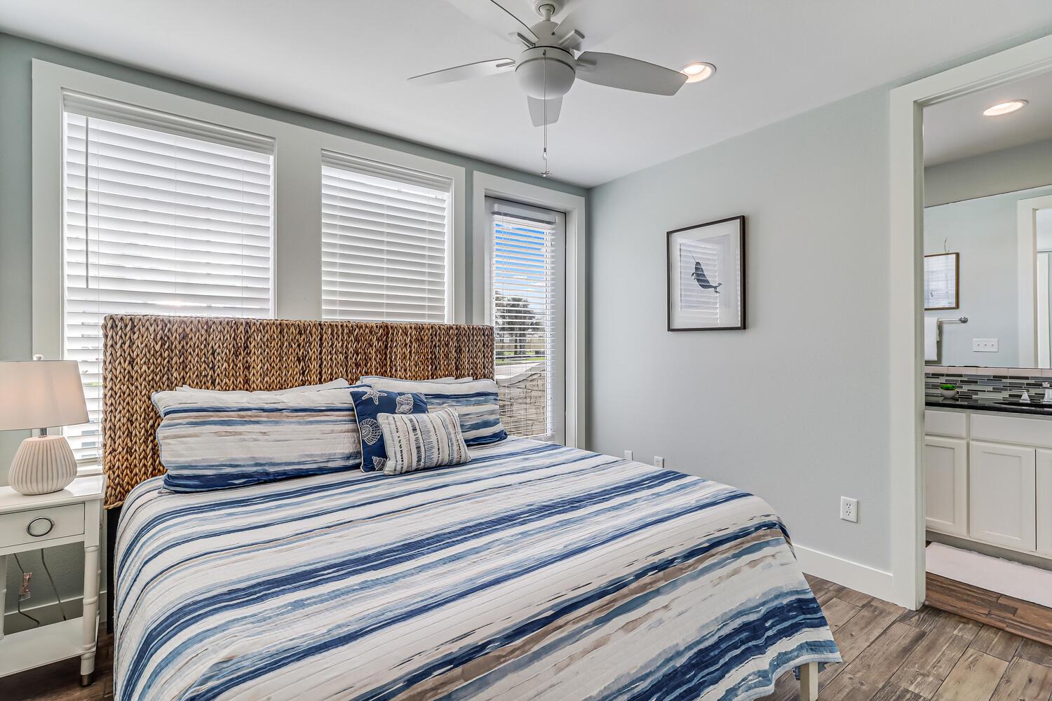 King Bedroom with Patio Access