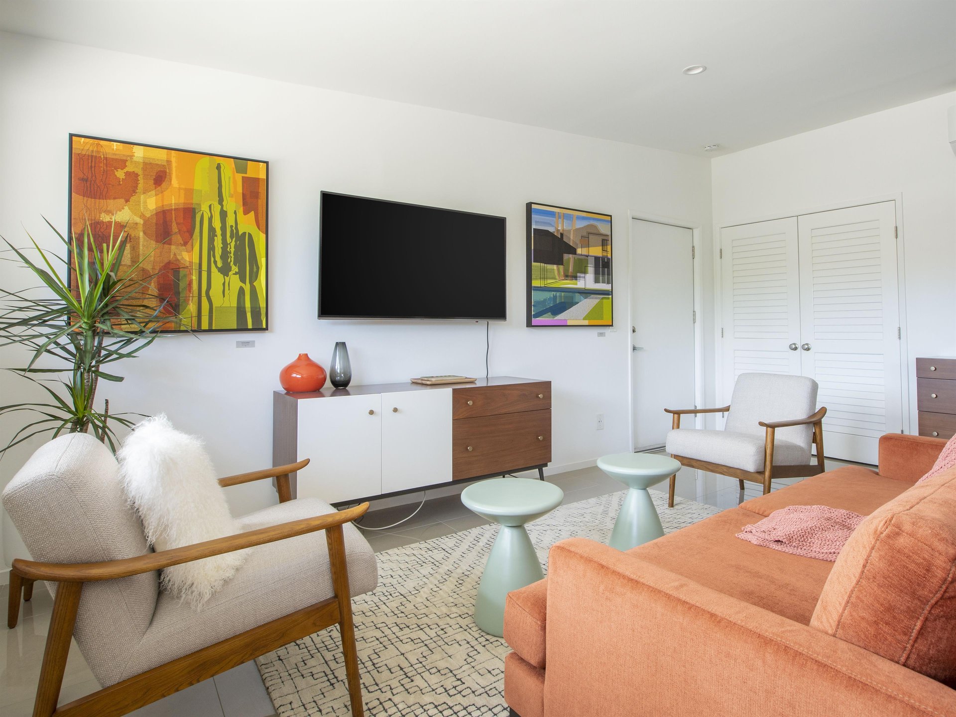 Get cozy on the big couch