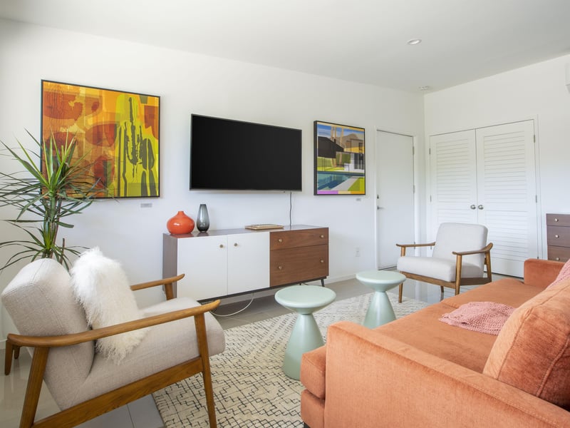 Get cozy on the big couch