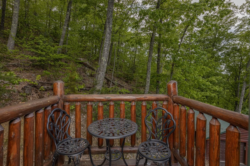 Deck table and chairs